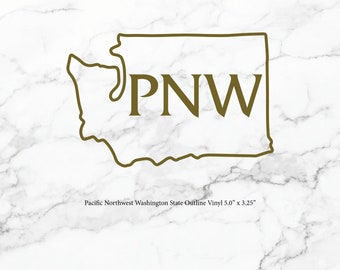 Pacific Northwest Washington Decal/Sticker