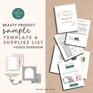 Beauty Produktmuster & Kit | PDF Herunterladen | Zubehör-Liste | Arbonne | Maria Kay | Direktvertrieb | Maskenbildner