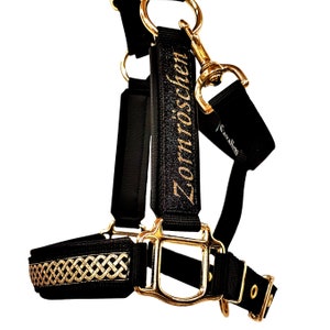 horse halter Mini Pony "Beauty" personalizable halter for horses size XXS halter for horses miniature horse headcollar for miniatur horses