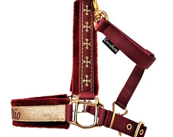 Halter / headcollar size Full "Parcival" halter for horses size full personalisable