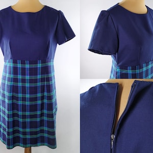 Vintage plaid dress