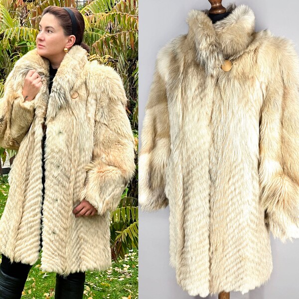 Coyote Fur Coat - Etsy