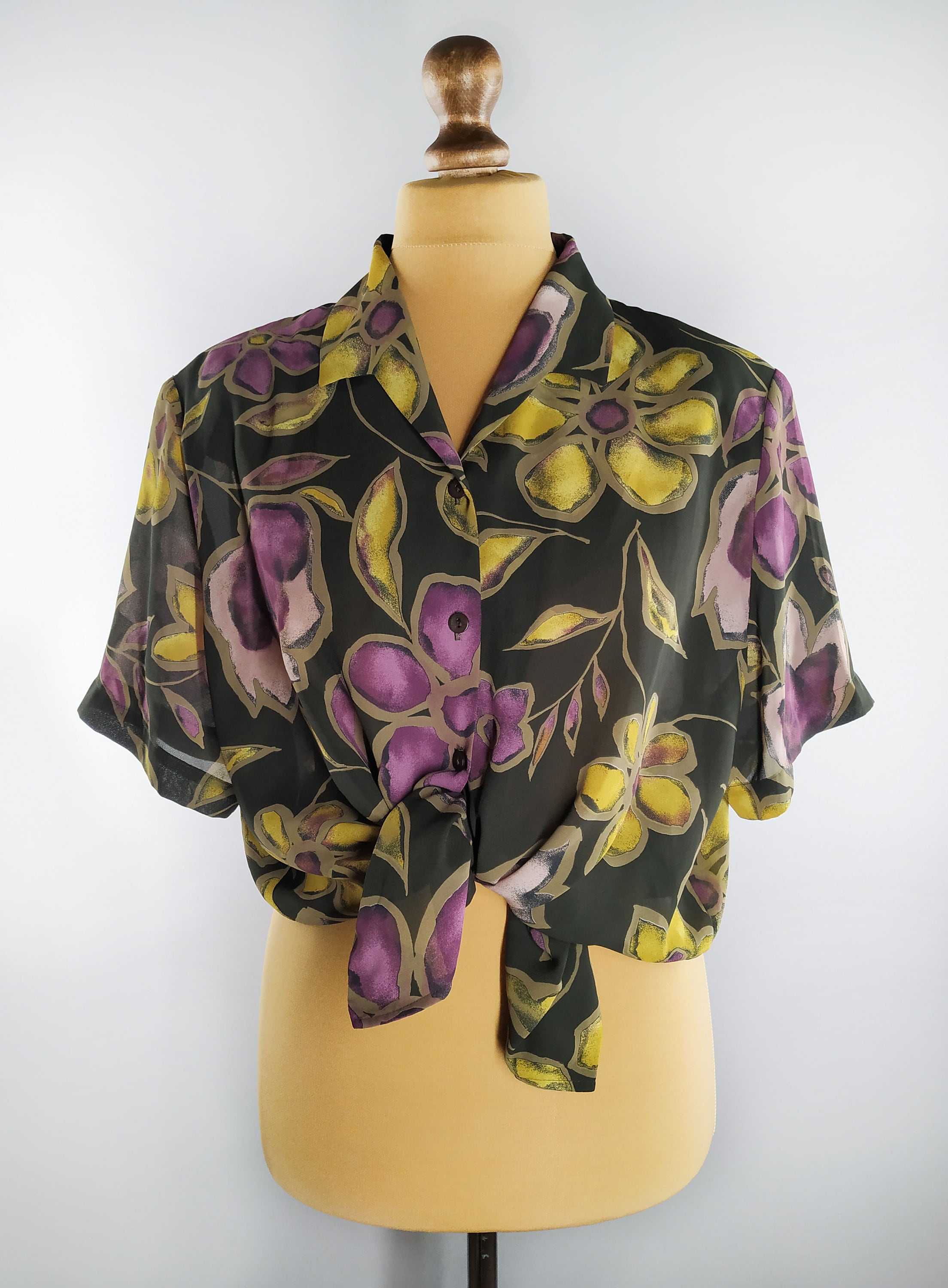 Blouse Vintage À Imprimé Floral main image 1