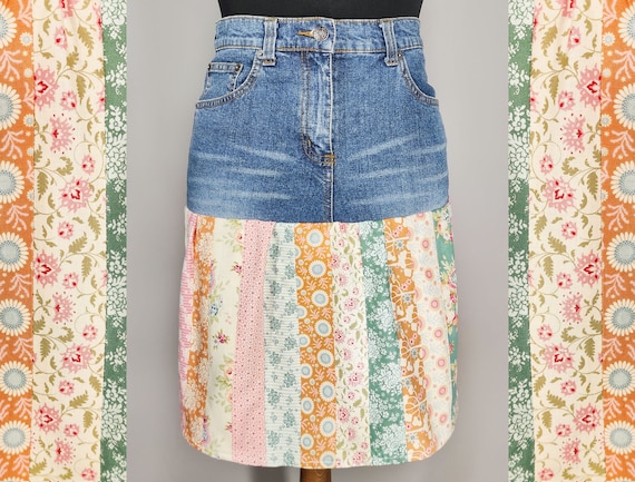 PERSONSOUL Denim Skirt デニムスカート変形3way y2k personsoul】denim skirtデニムスカート 3way y2k（PERSONSOUL