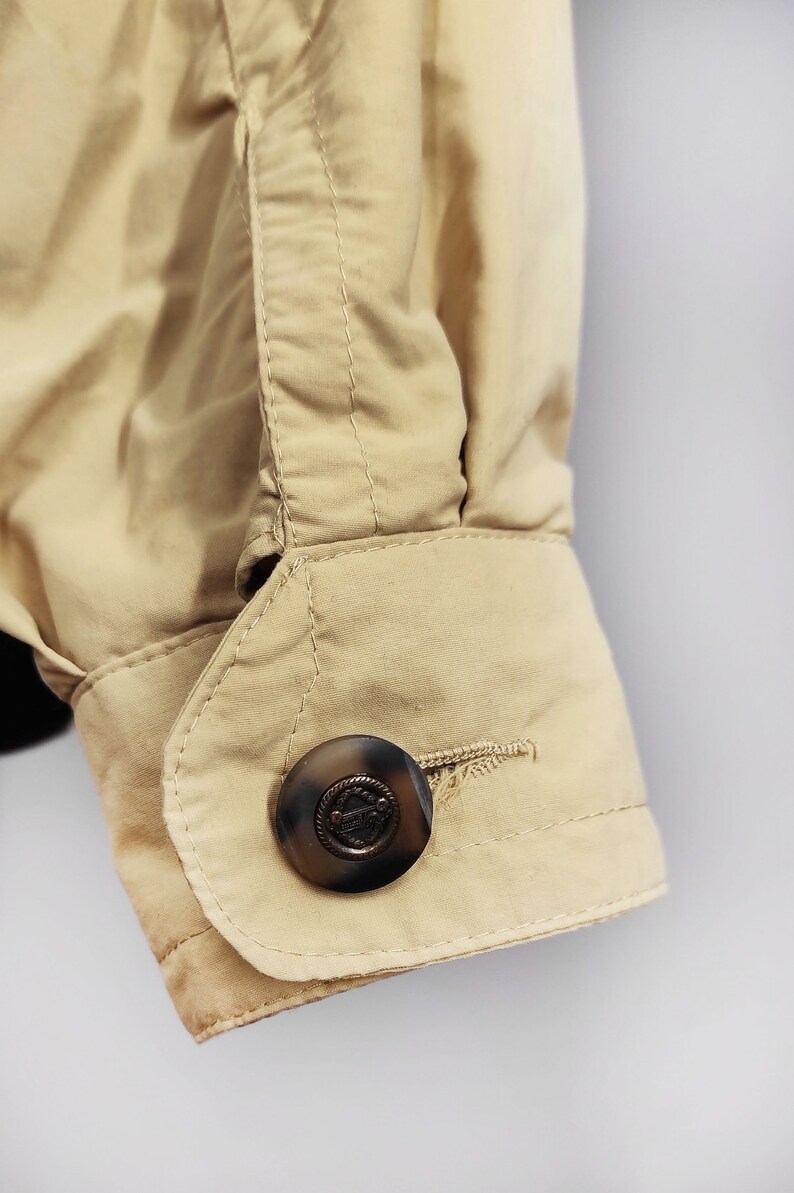 Vintage men's bomber jacket, yellow oversized jacket image 7