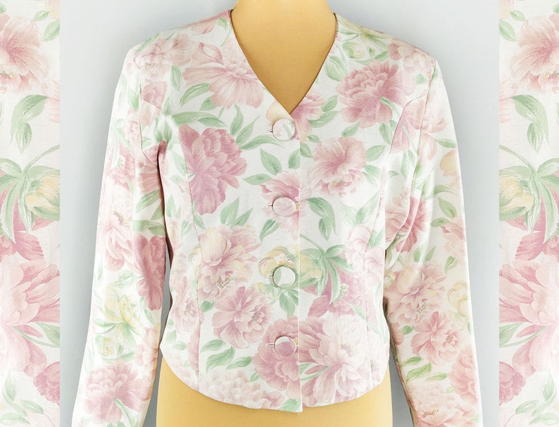 Vintage Floral Blazer Shorts