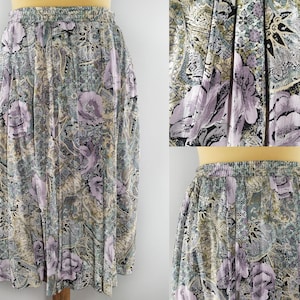 miele floral midi skirt