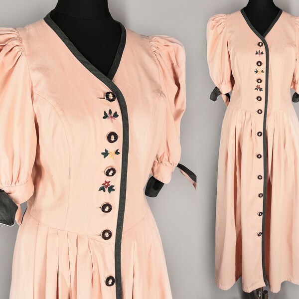 Vintage Bavarian Dirndl Dress Women main image 1