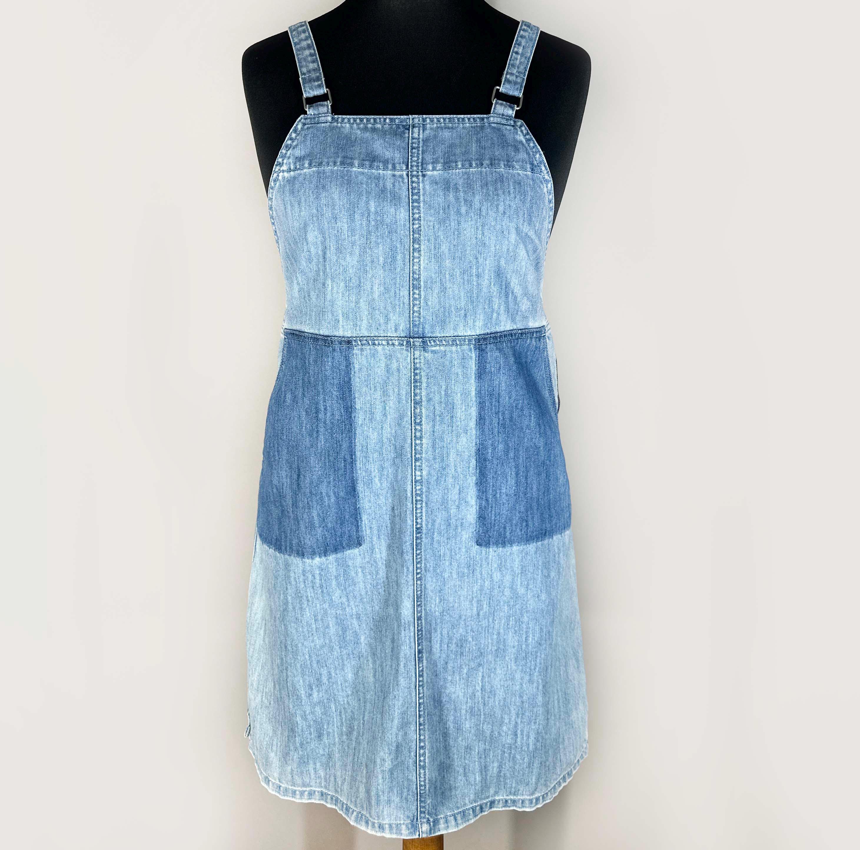 navy blue dress for baby girl Medium 90s White Mesh Mini Pinafore Dress – Flying Apple Vintage main image 0