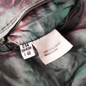 Vintage men's bomber jacket, yellow oversized jacket image 9