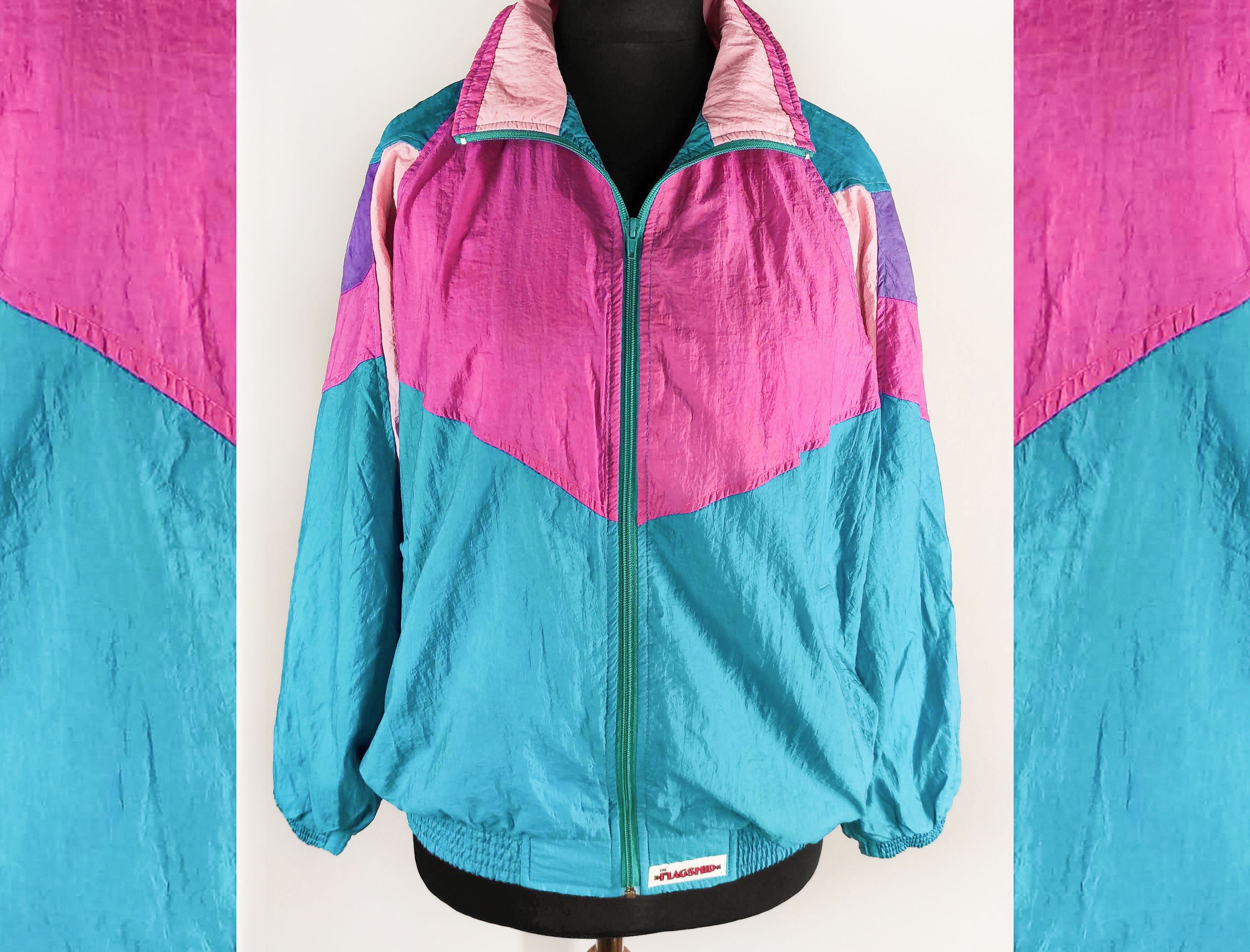 Pink Purple Windbreaker - Etsy