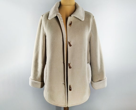 Vintage faux shearling coat