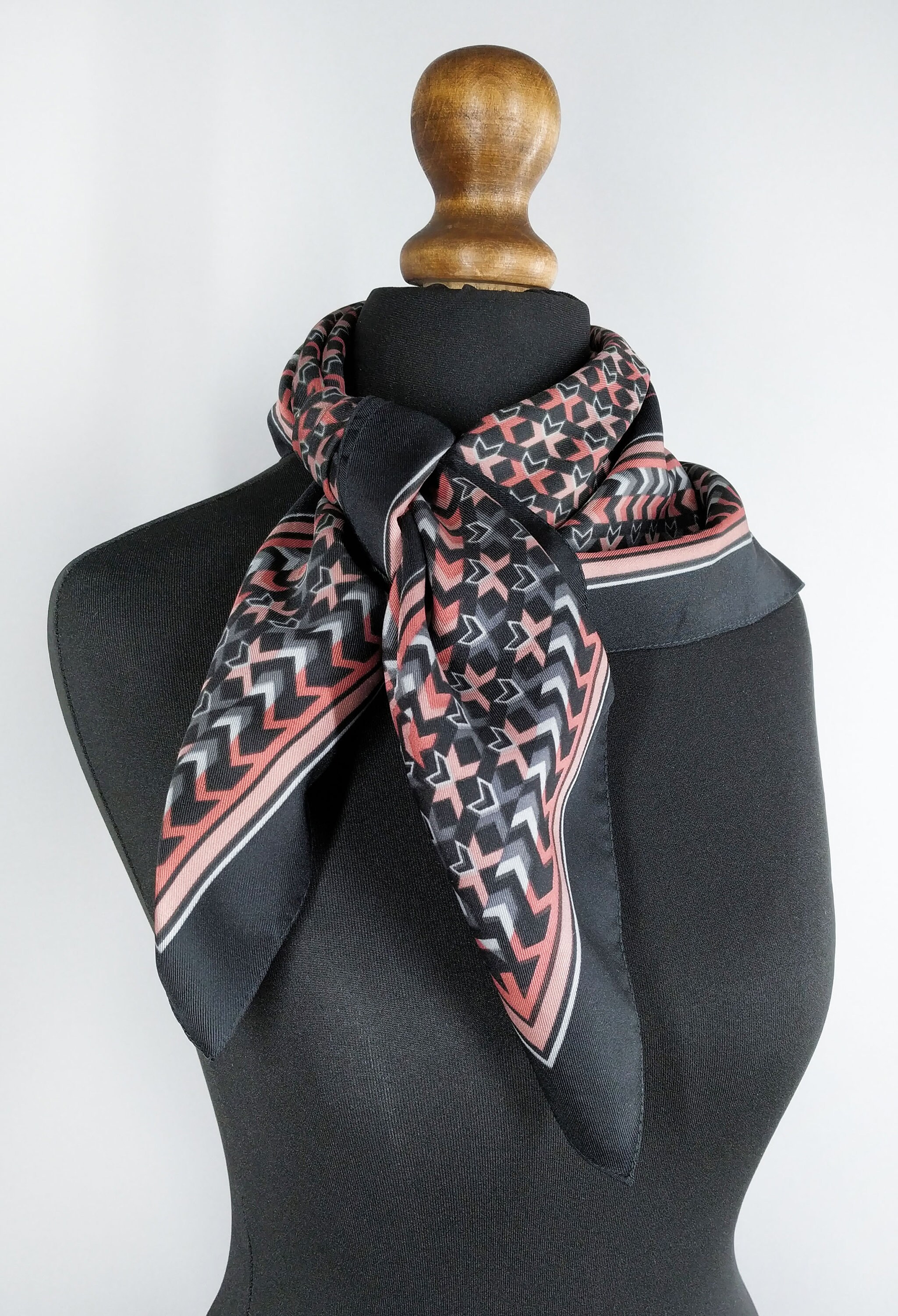 Chic Square Vintage Scarf - Etsy