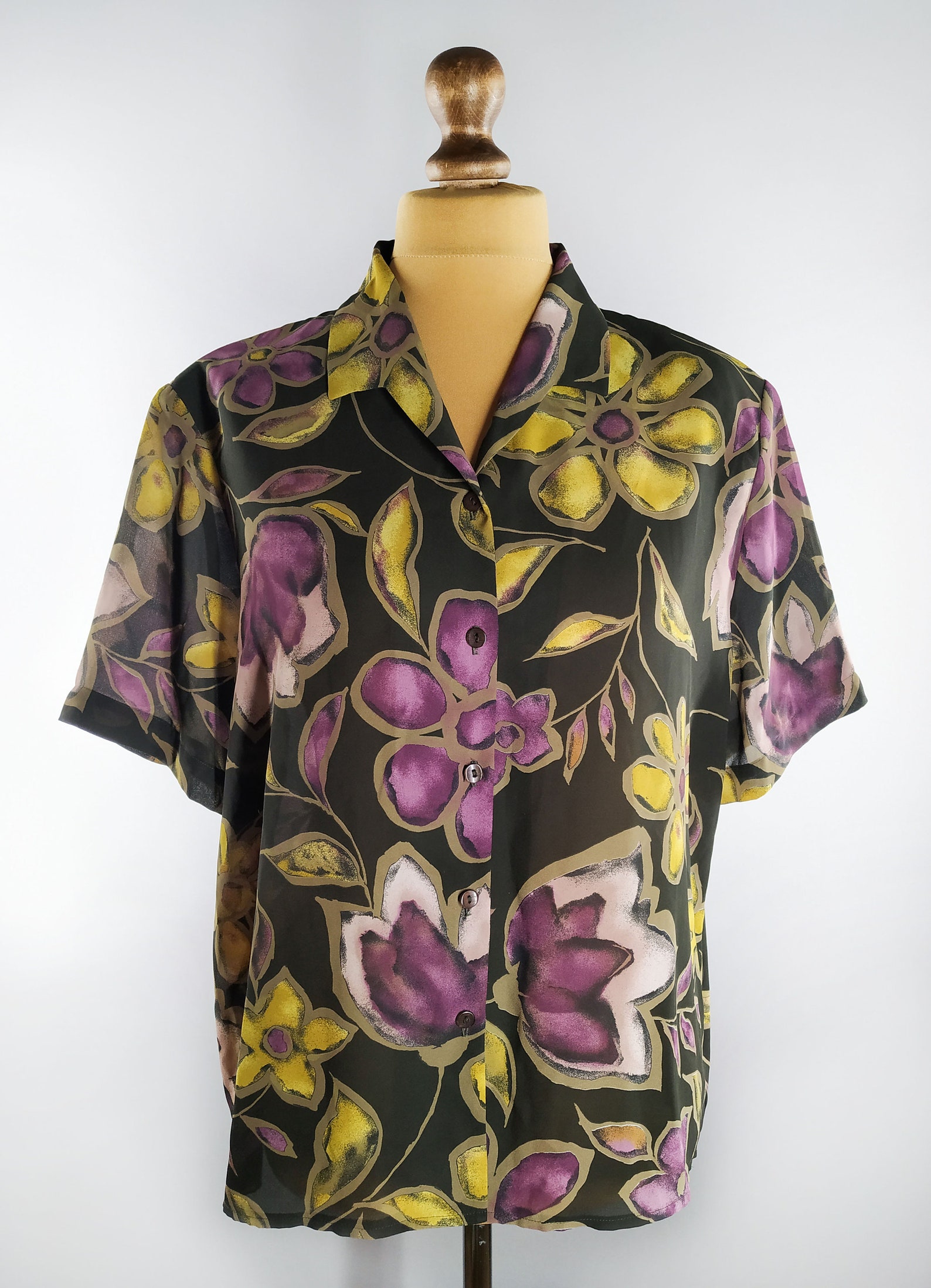 Blouse Vintage À Imprimé Floral main image 1