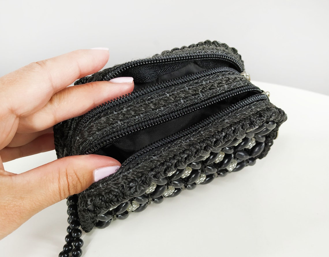 little black clutch bag