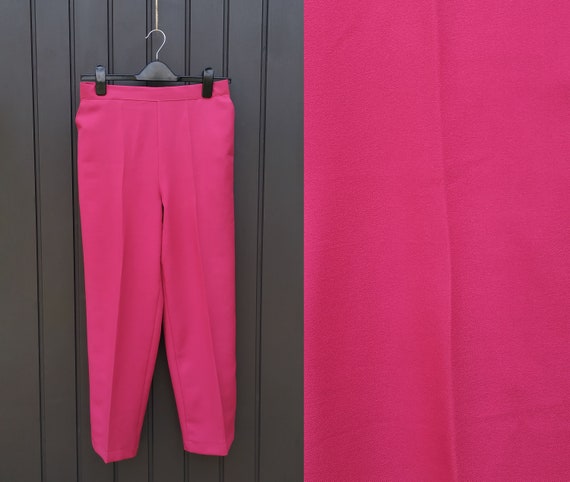 bright pink pants