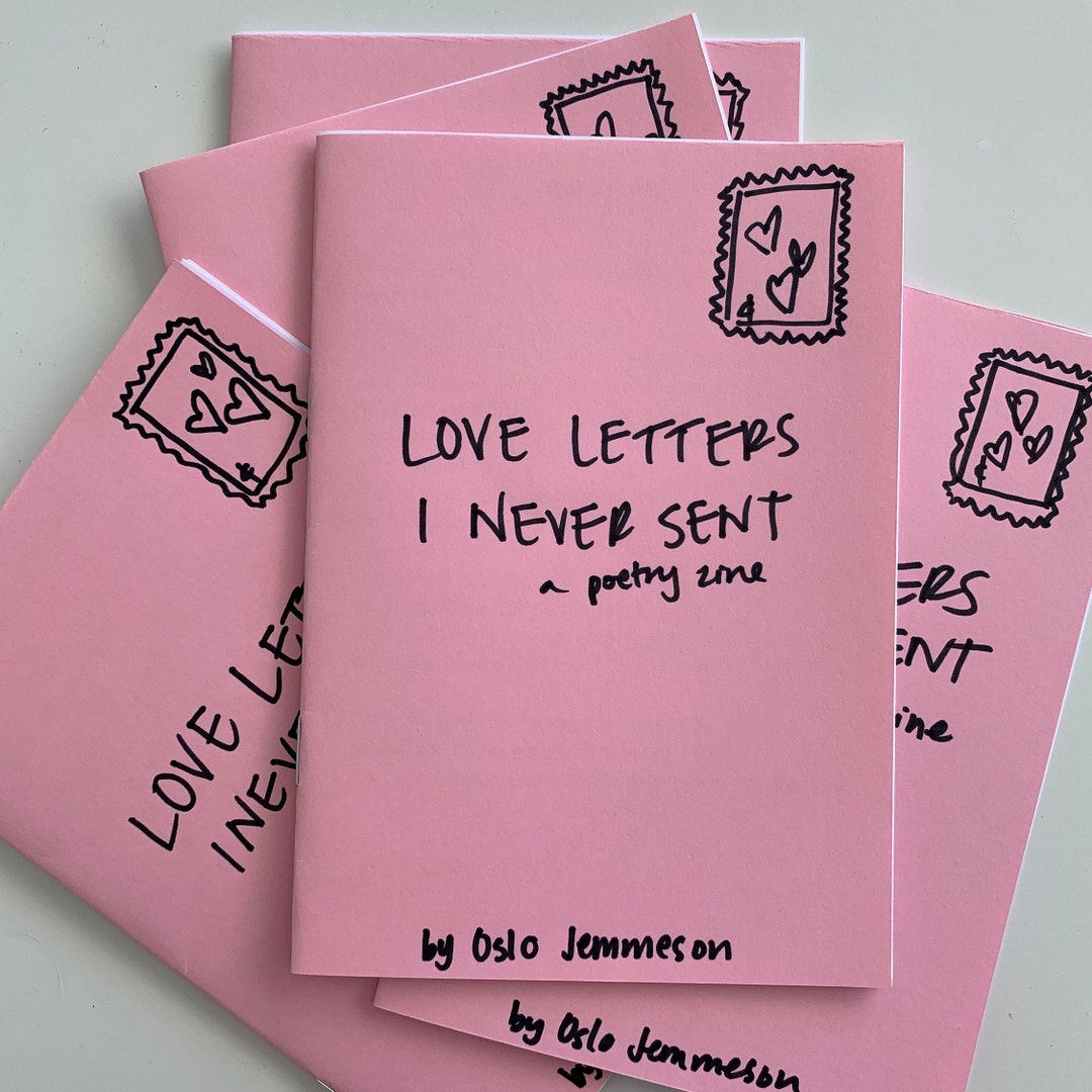 Love Letters I Never Sent | A Poetry Zine by Oslo Jemmeson - Etsy