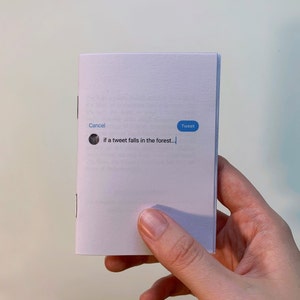 jeśli tweet wpadnie do lasu... | Zine poezji na Twitterze autorstwa Oslo Jemmeson