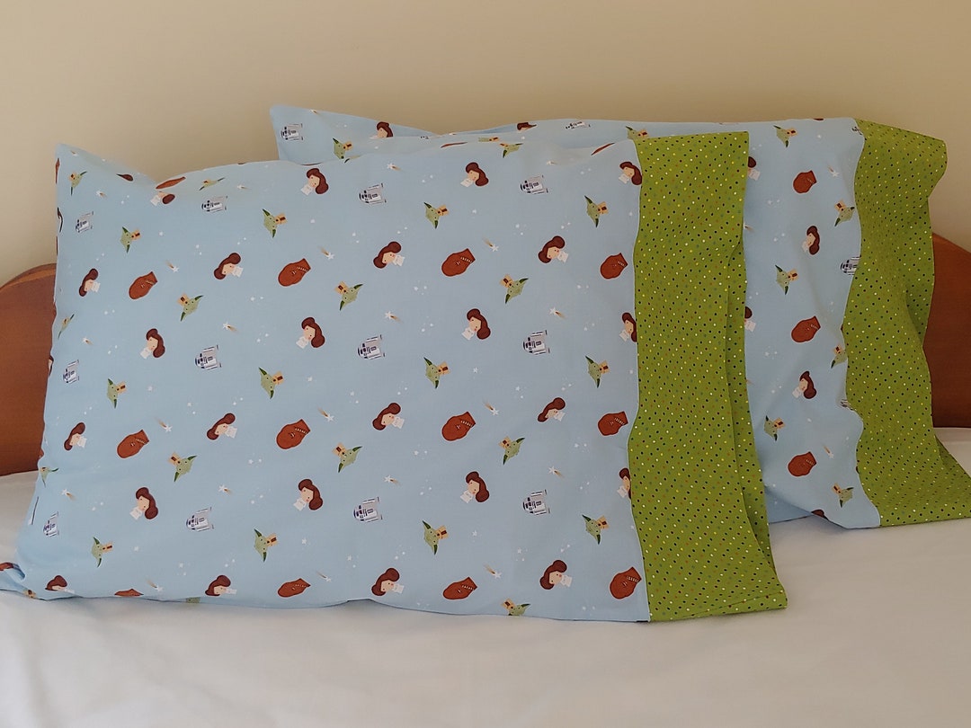 Star Wars Mandalorian Baby Yoda Pillow Case the Child Pillow Etsy