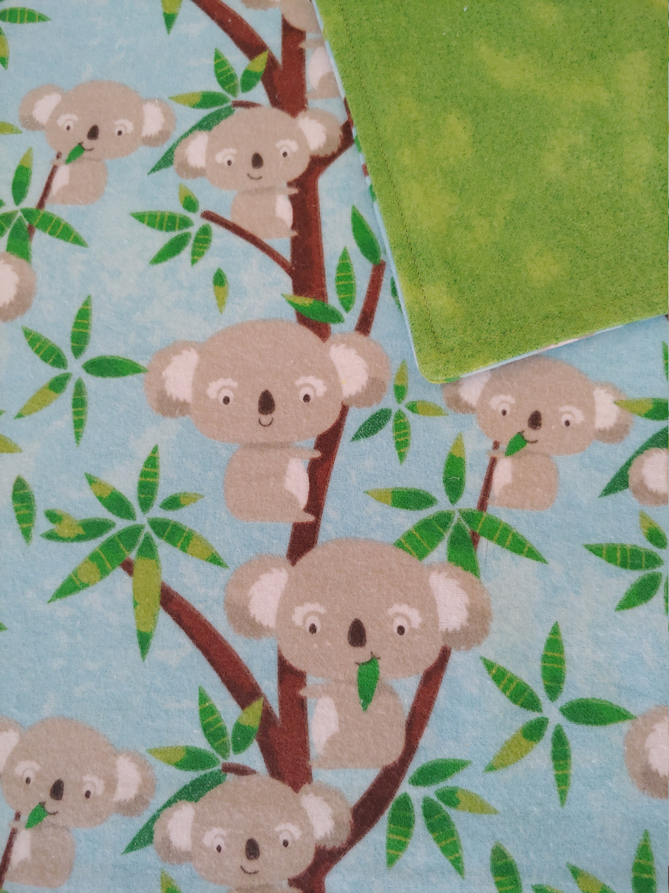 Koalas Flannel Blanket Baby Toddler Blanket Stroller Car Seat Blanket
