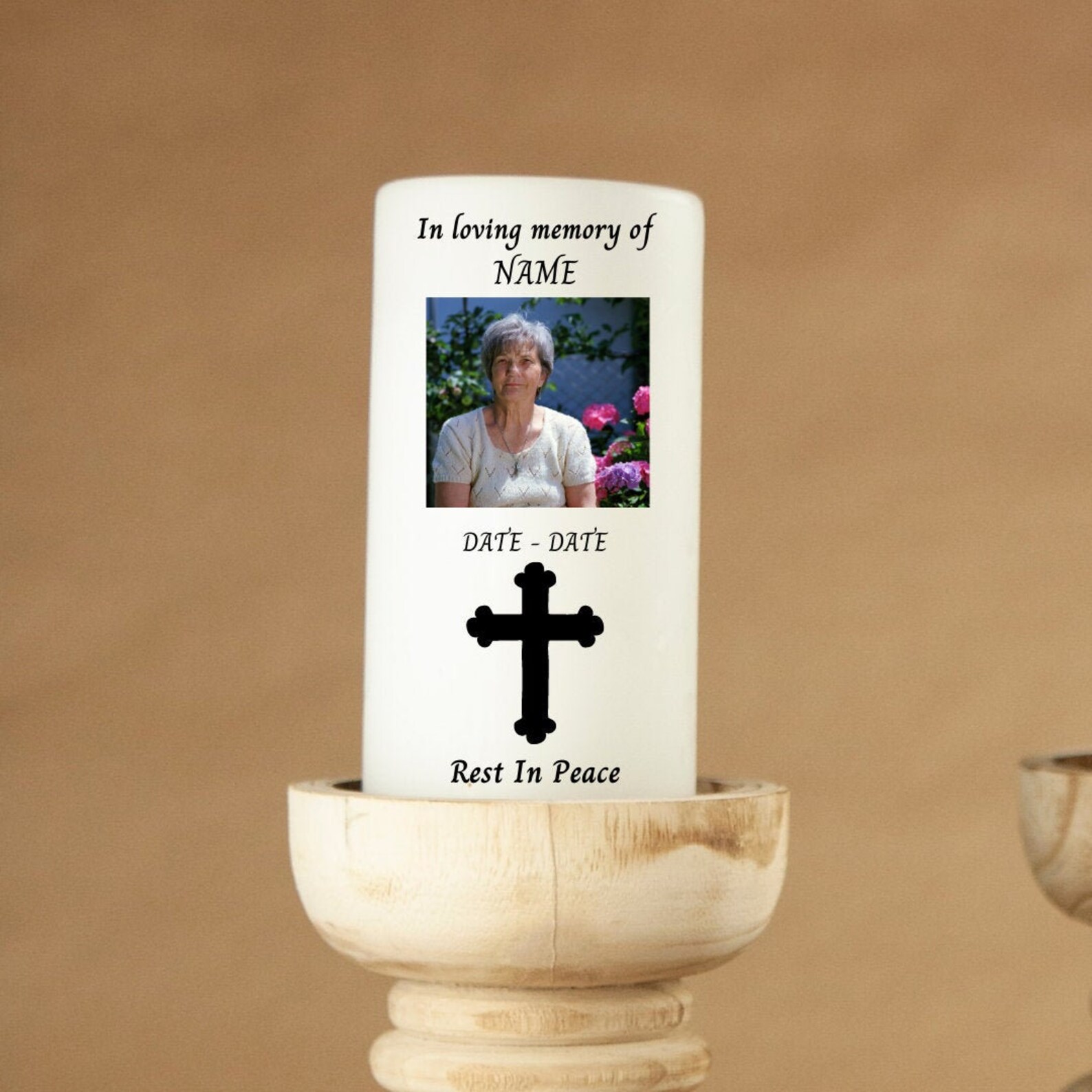 Memory candle tribute candles memorial candles In loving Etsy