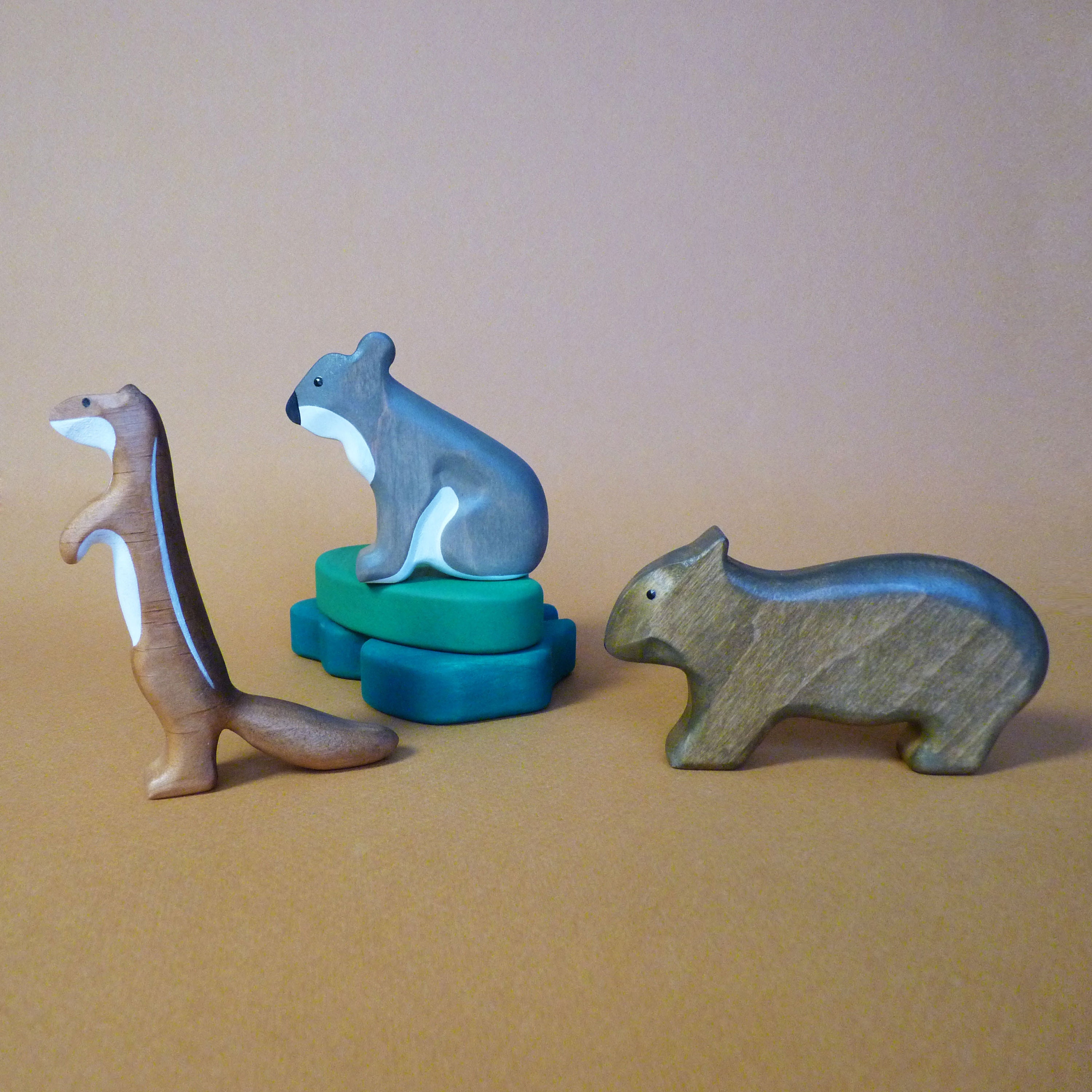 Wooden koala toy Wood koala figurine Australian animals Gift Etsy