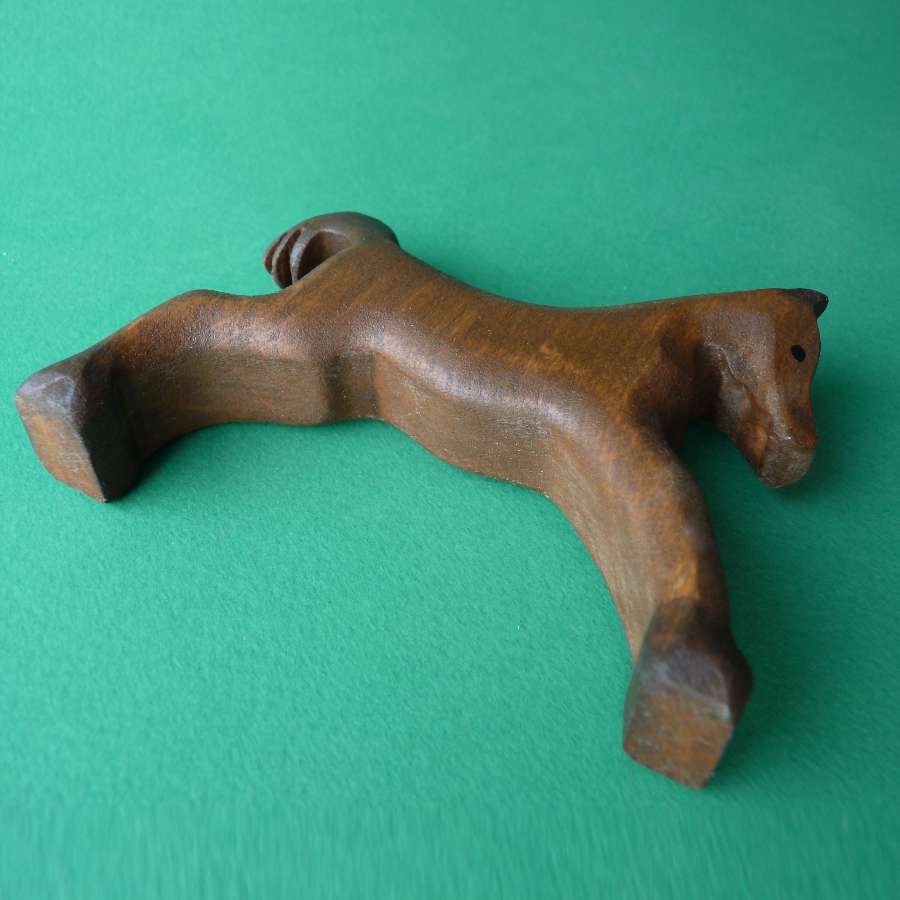 Wooden Horse Toy Foal Figurine Wooden Animals Farm Etsy