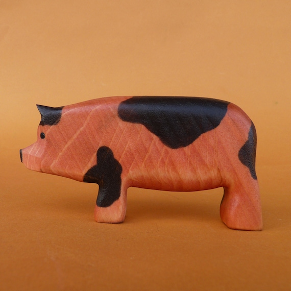 Pig Wooden Toy Farm Animal