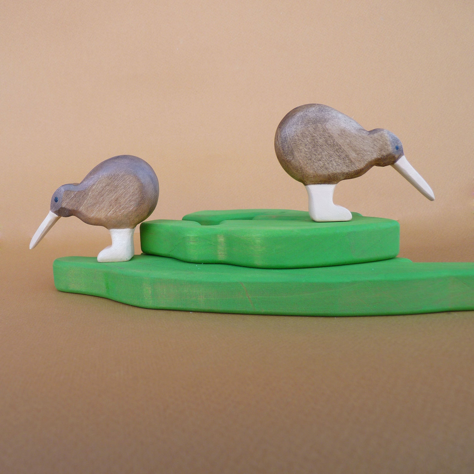 Wooden kiwi toy Wooden kiwi figurine Wooden bird Kiwi Etsy