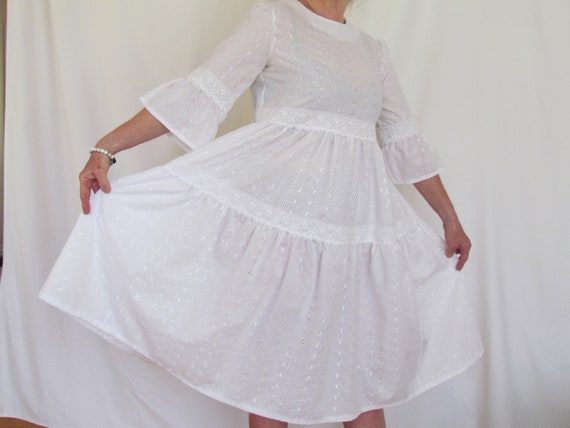 white christmas dresses Forever And A Day White Cotton Embroidered Eyelet Maxi Dress