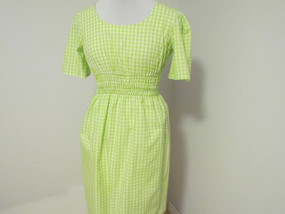 long green dresses prom Lime Green Mini Dress M main image 1