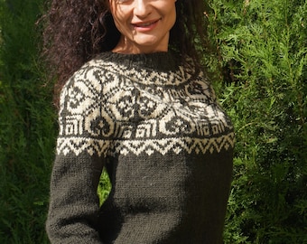 Nordic Wool Sweater: Custom Icelandic Style Knit