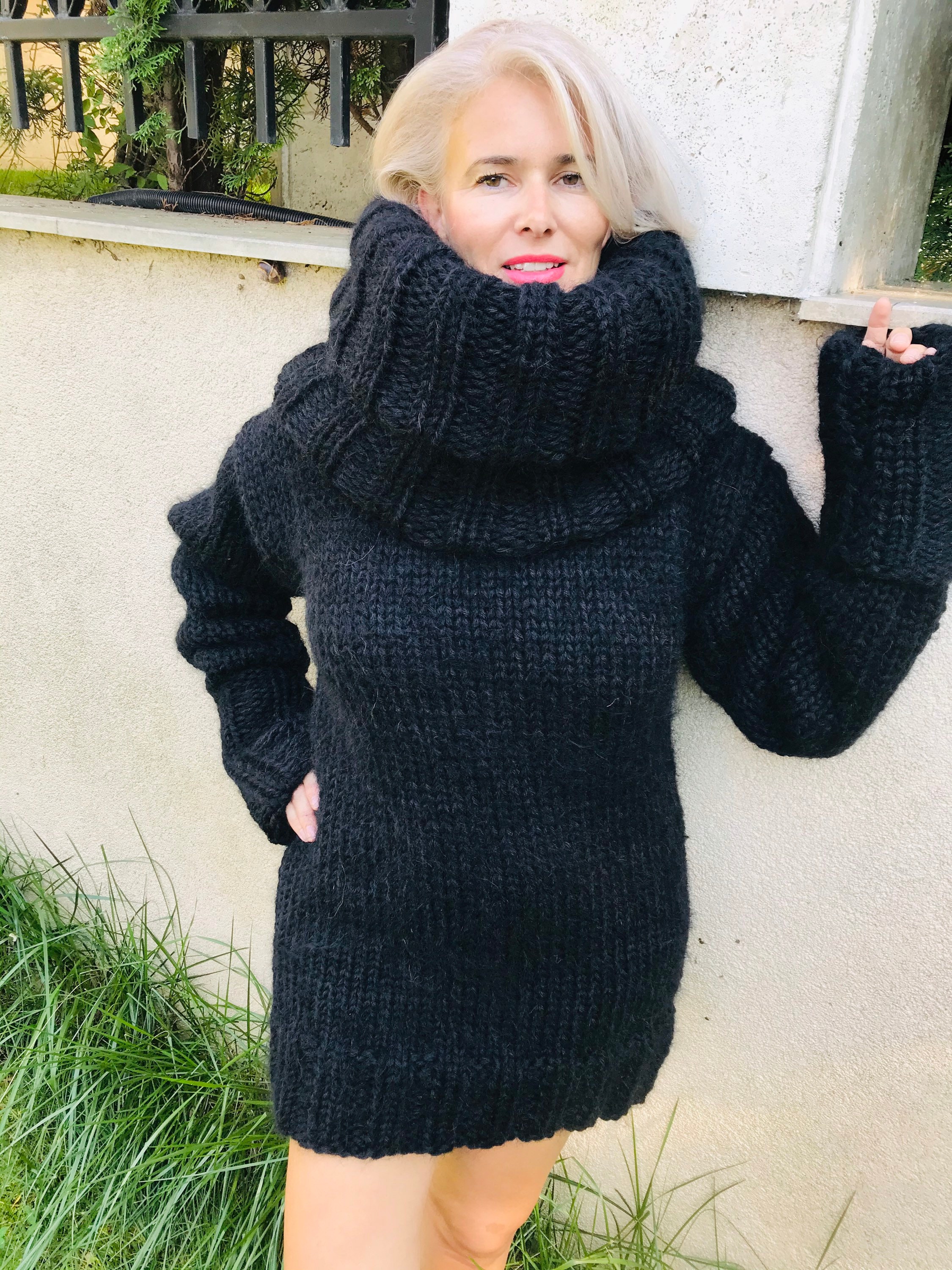 Super Chunky Turtleneck Sweater, Thick Wool Sweater, Bulky Jumper, Double Cuffs, Giant Turtleneck, Custom Order Sweater, Fetish Wool Sweater - Etsy Super Chunky Turtleneck Sweater, Thick Wool Sweater, Bulky Jumper, Double Cuffs, Giant Turtleneck, Custom Order Sweater, Fetish Wool Sweater - Etsy