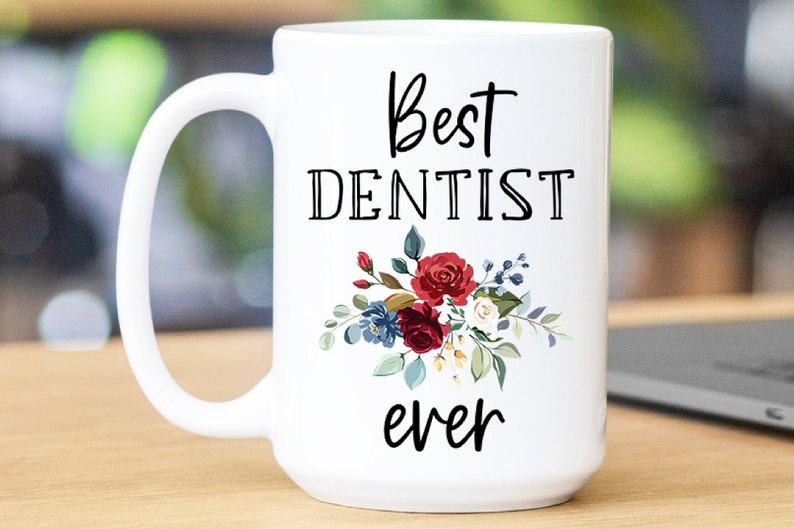 Dentist Mug Dentist Gift for Women for Birthday Dentist Etsy