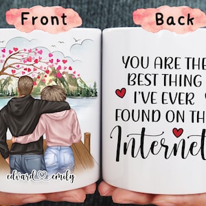 You Are The Best Thing, Ever Found On The Internet Mug, Boyfriend Valentines Day Gift for Him, Funny Gift for Him, Husband Anniversary Gift