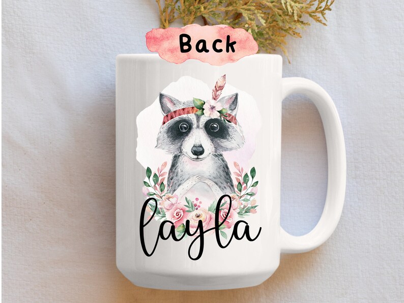 Raccoon Mug Raccoon Gifts for Raccoon Lovers Personalized Etsy