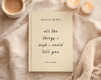 Custom Grief Journal Gift memorial gift Journal Loss of Mom Grief Notebook Mom Memorial Gift Mama Remembrance Keepsake for Grieving Sympathy