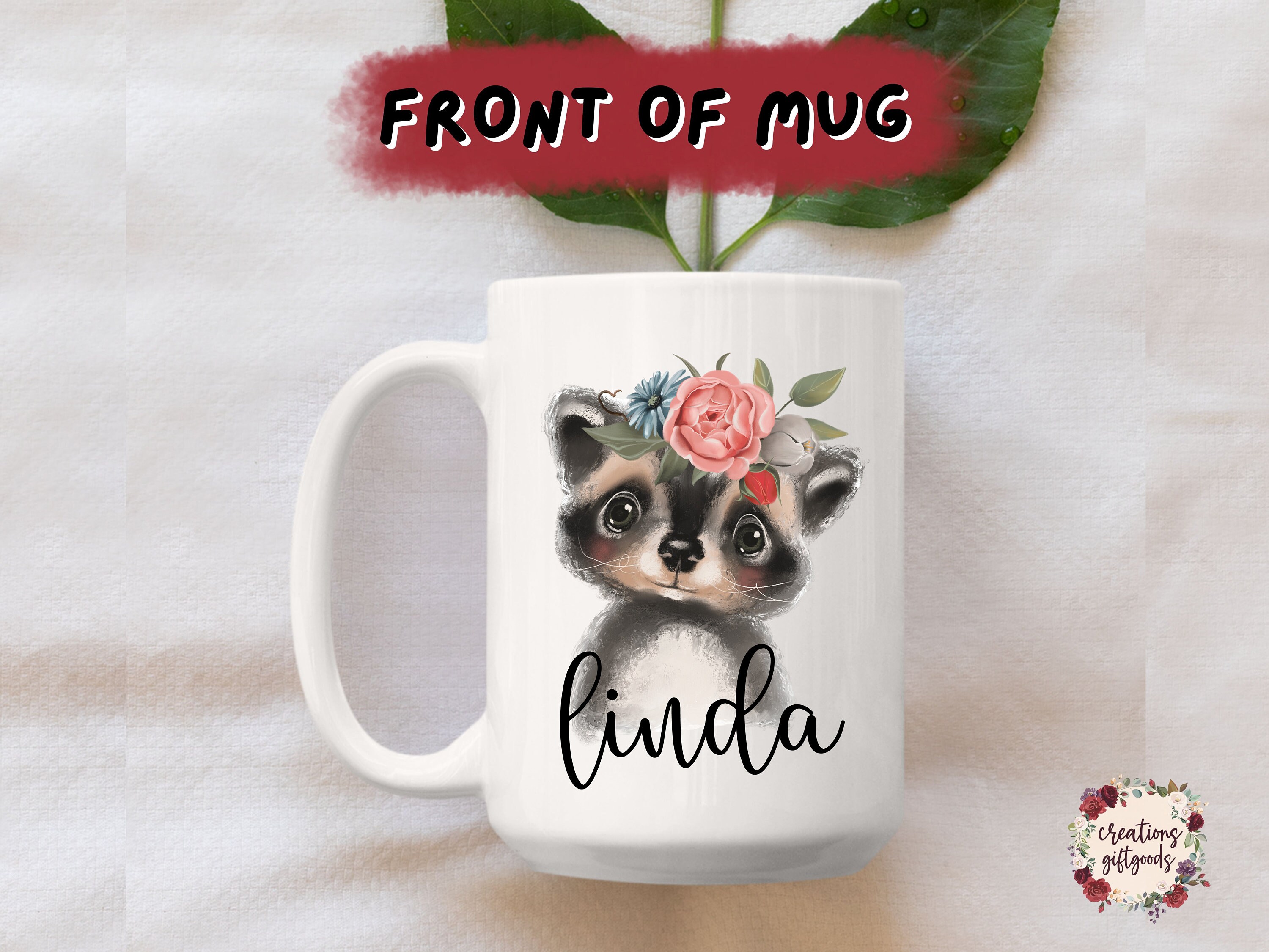 Raccoon Mug Raccoon Gifts for Raccoon Lovers Personalized Etsy