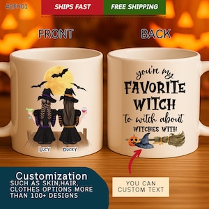 You&#39;re My Favorite Witch Coffee Mug: Halloween, Autumn Gift