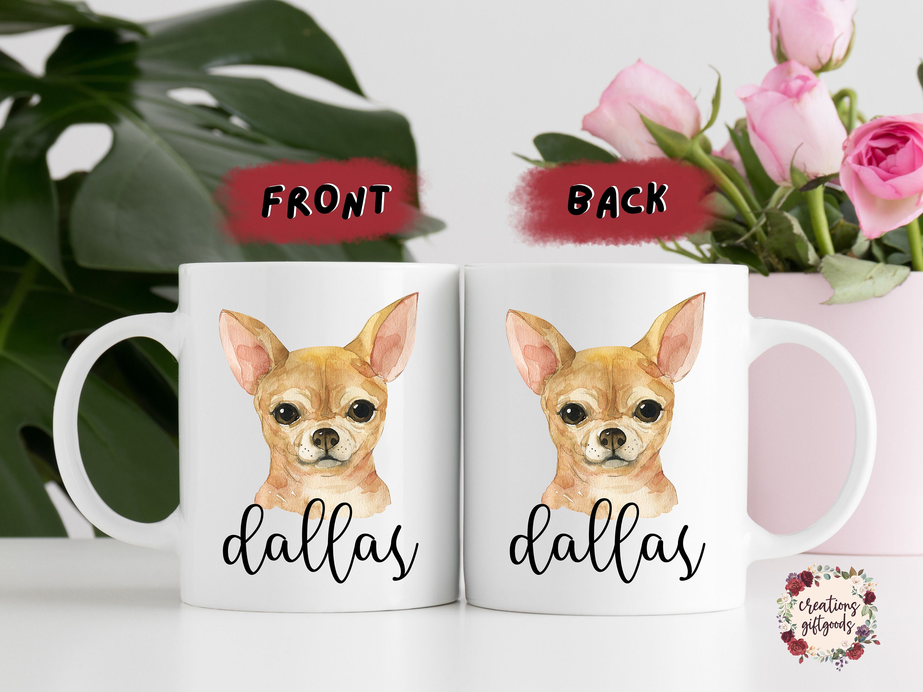 Personalized Chihuahua Gifts for Chihuahua Mama Custom Dog Etsy