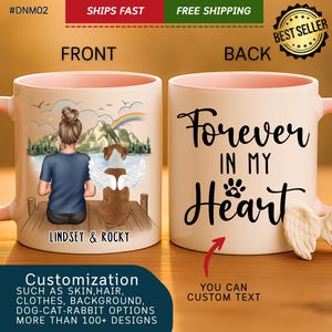 They Still Talk About You – Personalized Dog Memorial Mug, Pet Loss Gift for Dog Mom, Custom Pet Remembrance Keepsake