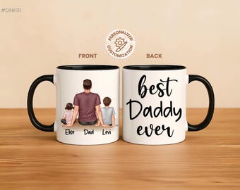 Best Daddy Ever Mug – Personalized Birthday Gift