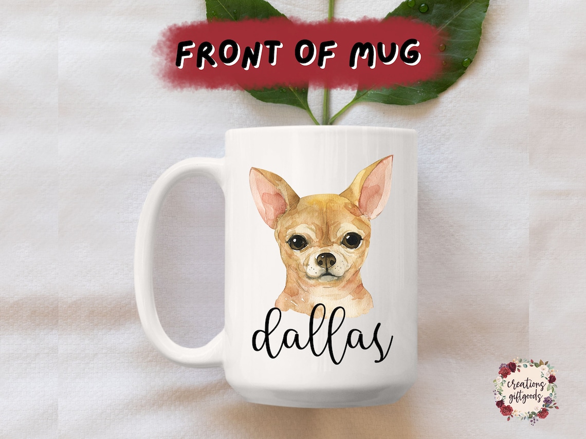 Personalized Chihuahua Gifts for Chihuahua Mama Custom Dog Etsy
