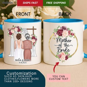 Mother Of The Bride Gift, Gift From Bride, MOTHER of the BRIDE mug, Grandma of the Bride Gift, Gifts for Mother of The Bride. (#MEM04)