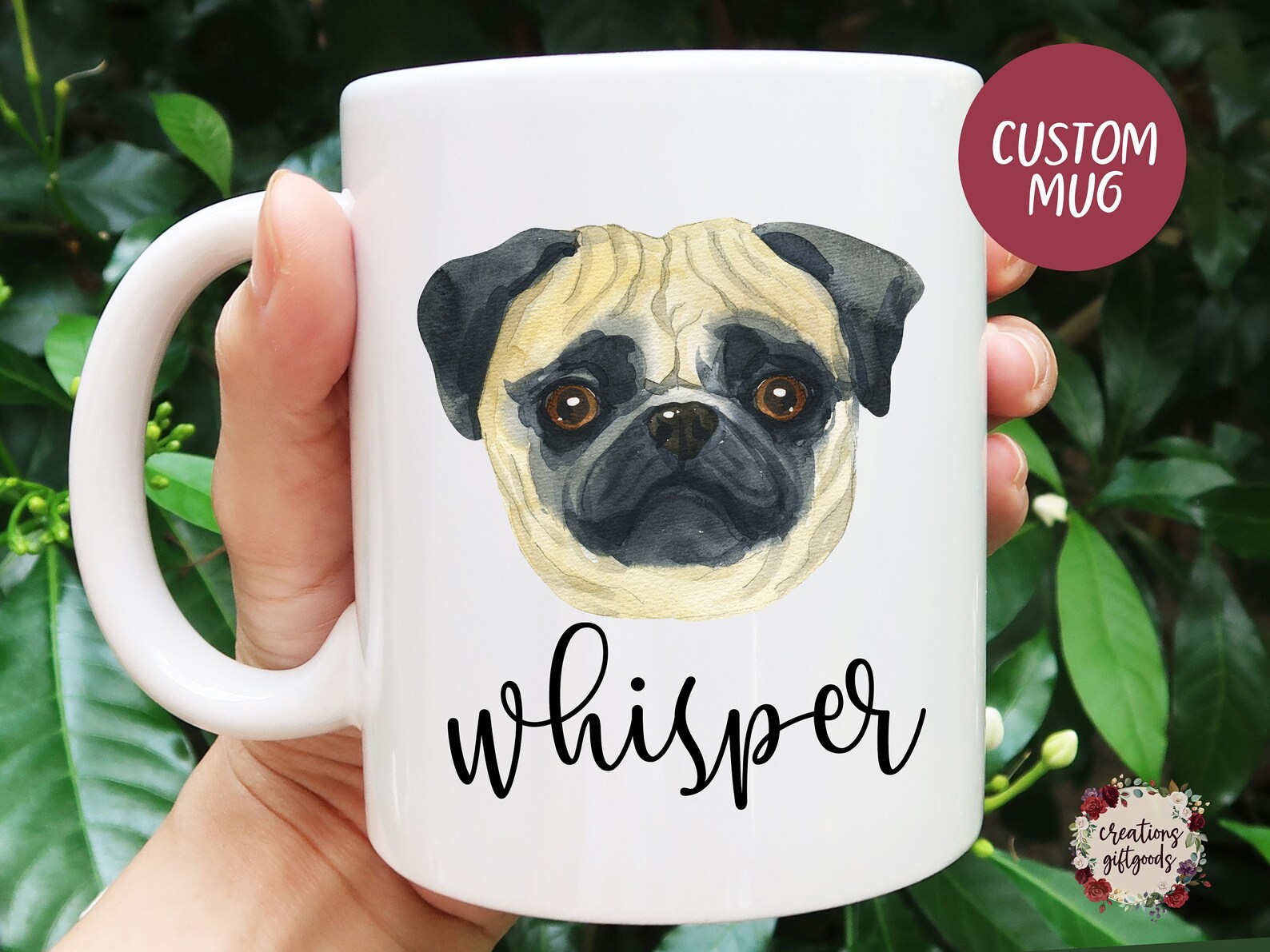 Mops Tasse Mops Kaffeebecher Mops Geschenke Mops Papa Etsy