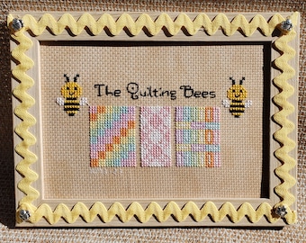 The Quilting Bees cross stitch, PDF download