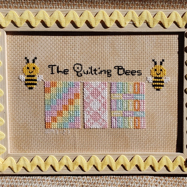 The Quilting Bees cross stitch, PDF download