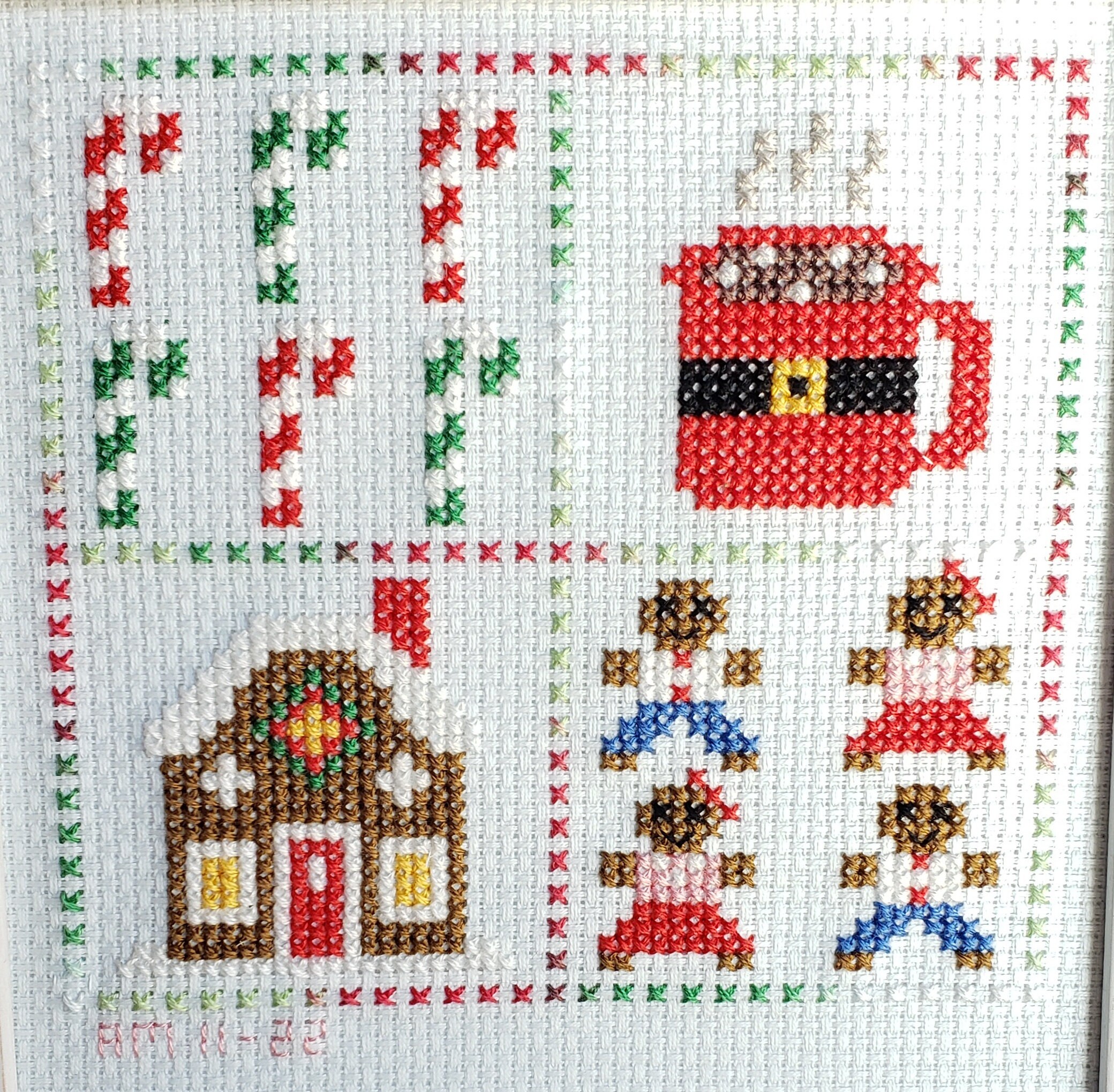 Merry Sweet Squared cross stitch, PDF download