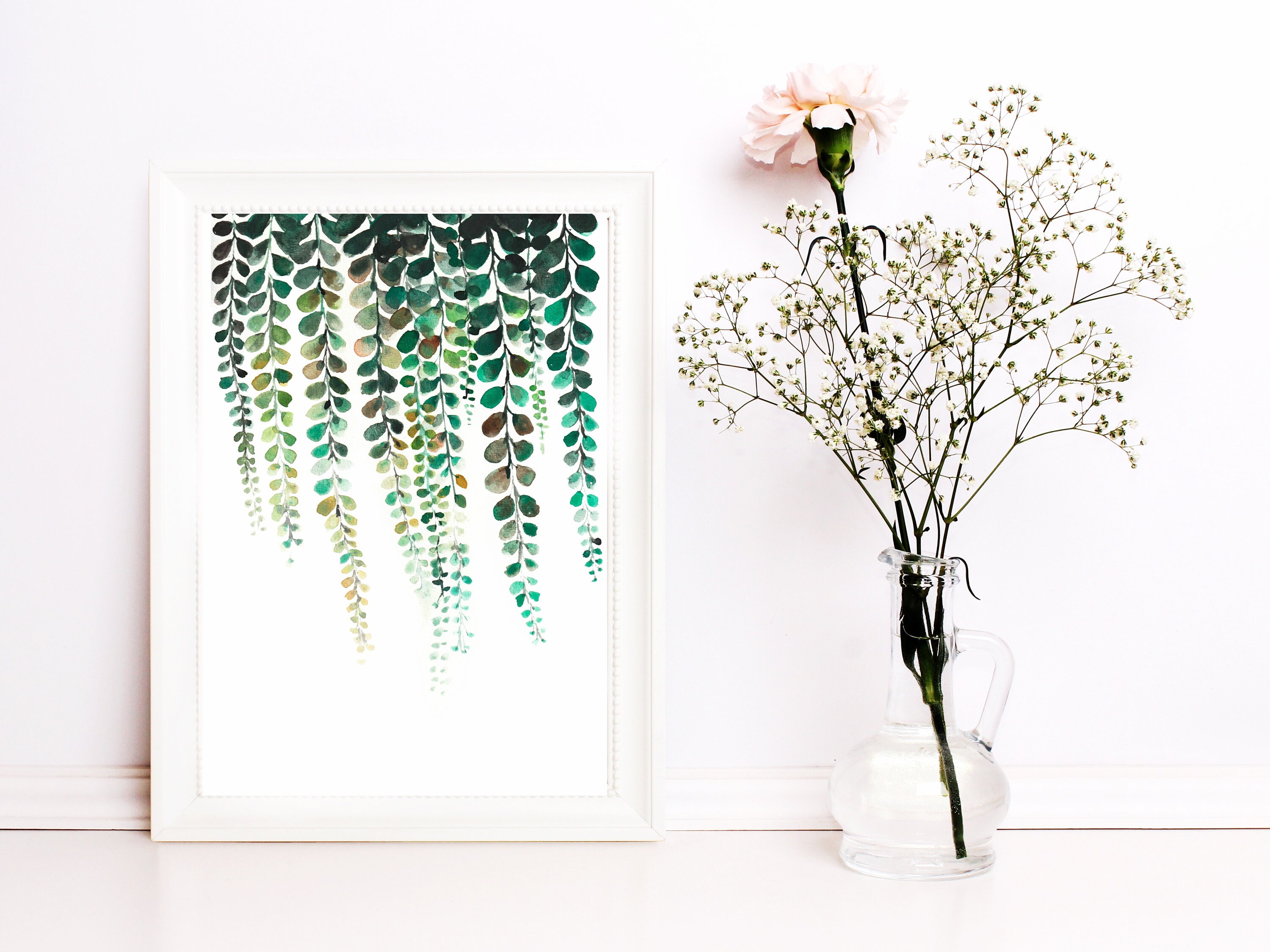 Set of 3 prints botanical art watercolour art made in nz Etsy