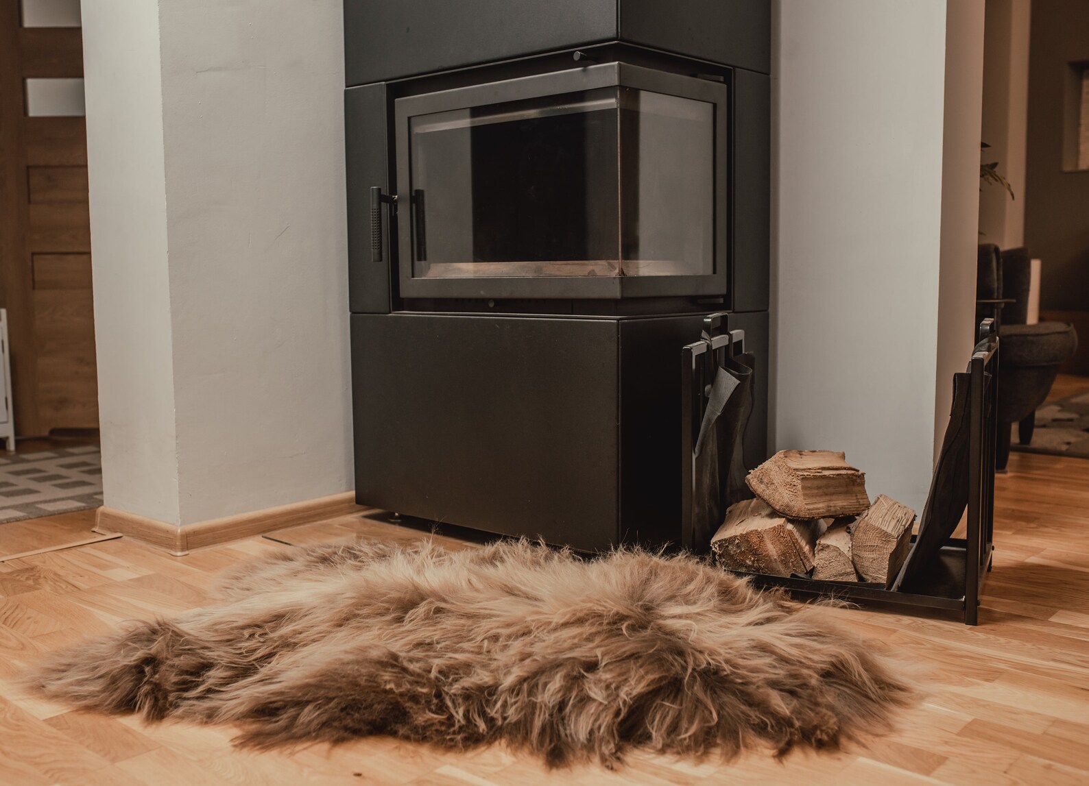 Sheepskin Natural Brown Icelandic Rugs, Amazing Sheepskin, Sheep Skin ...